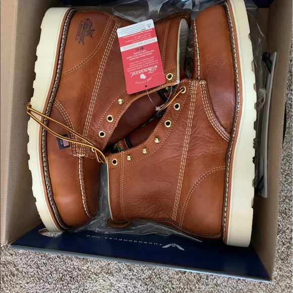 Thorogood Other - Thorogood steel toe boots.  10.5 D. brown.